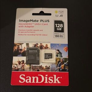 Andis ImageMate PLUS 128GB microSDXC UHS-I Card